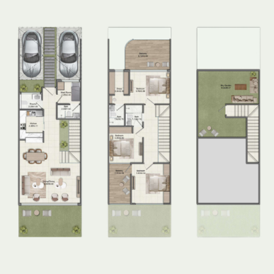 3 BHK Floor Plan